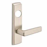 SARGENT LC-P704-NEE-US15 narrow stile exit device lever trim, satin nickel, rectangular escutcheon with E lever