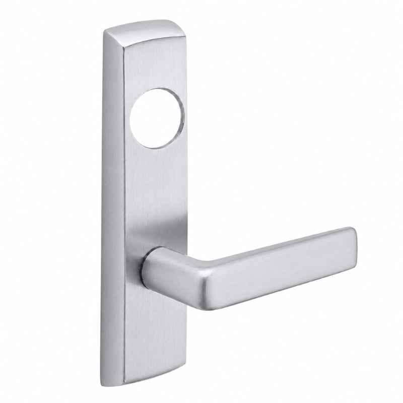 SARGENT LC-P704-NEE-US26D narrow stile exit device lever trim, satin chrome, E lever with rectangular plate