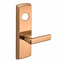 SARGENT LC-P704-WEE-US9 wide stile exit device lever trim, bronze finish, rectangular escutcheon, less cylinder