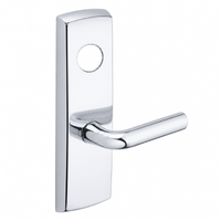 SARGENT LC-P704-WEW-US26 wide stile exit device lever trim, polished chrome plate with W lever