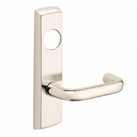 SARGENT LC-P706-8-NEJ-US14 narrow stile exit device lever trim, satin nickel plate with J lever, less cylinder