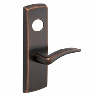 SARGENT LC-P706-8-WEA US10BL wide stile exit device lever trim, dark bronze plate with curved A lever