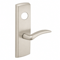 SARGENT LC-P706-8-WEA-US15 wide stile exit device lever trim, satin nickel plate with curved A lever