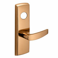 SARGENT LC-P706-8-WEB-US9 wide stile exit device lever trim, bronze finish, B lever with rectangular plate