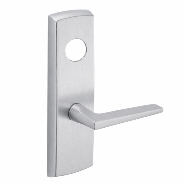 SARGENT LC-P706-8-WEF-US26D wide stile exit device lever trim, satin chrome, F lever with escutcheon