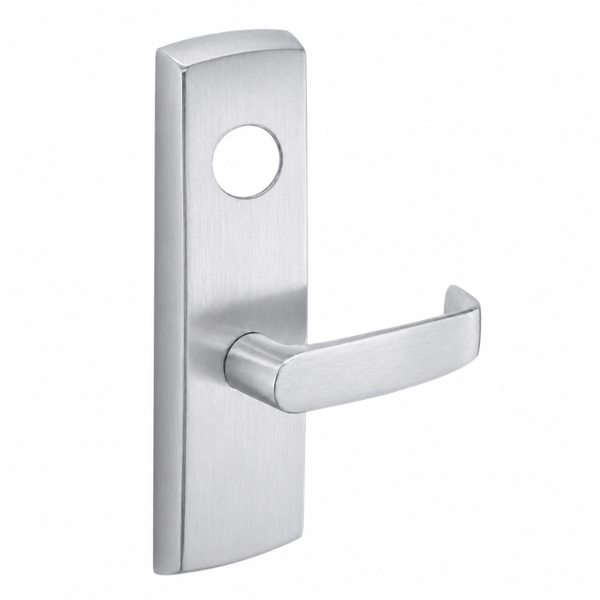 SARGENT LC-P706-8-WEL-US26D wide stile exit device lever trim, satin chrome plate with L lever, less cylinder