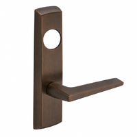SARGENT LC-P713-8-NEF-US10BL narrow stile exit device lever trim, dark bronze F lever with cylinder hole