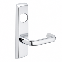 SARGENT LC-P713-8-NEJ-US26 narrow stile exit device J lever trim in polished chrome, less cylinder