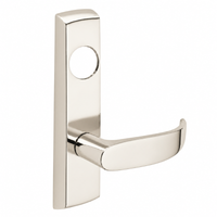 SARGENT LC-P713-8-NEP narrow stile exit device P lever trim, US14 bright nickel, less cylinder