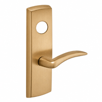 SARGENT LC-P713-8-WEA-US10 wide stile exit device lever trim, satin bronze, curved A lever, less cylinder