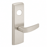 SARGENT LC-P713-8-WEB-US15 wide stile exit device lever trim, satin nickel, B lever, less cylinder