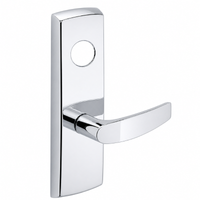 SARGENT LC-P713-8-WEB-US26 wide stile exit device lever trim, polished chrome plate with B lever