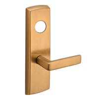 SARGENT LC-P713-8-WEE-US10 wide stile exit device lever trim, satin bronze plate with straight E lever