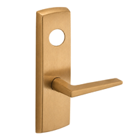 SARGENT LC-P713-8-WEF US10 wide stile exit device lever trim, satin bronze escutcheon with F lever