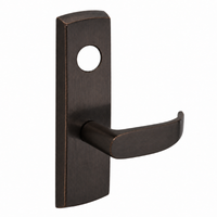 SARGENT LC-P713-8-WEP-US10BE wide stile exit device P lever trim, dark bronze plate with cylinder hole
