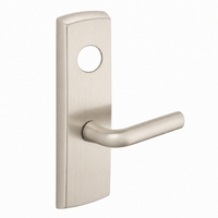 SARGENT LC-P713-8-WEW-US15 wide stile exit device lever trim, satin nickel plate with W lever