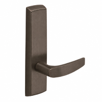 SARGENT P715-8-NEB narrow stile exit device lever trim, B lever, oil-rubbed bronze US10B, non-keyed