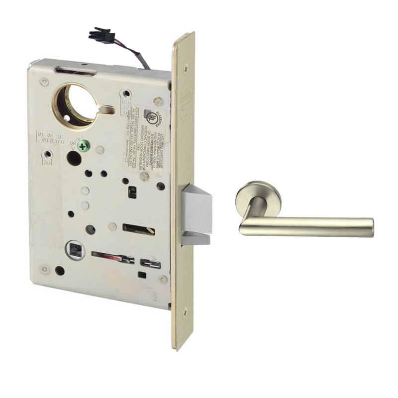 Sargent RX-LC-8204-12V-LNMI Storeroom 12V Electrified Mortise Lock, LN