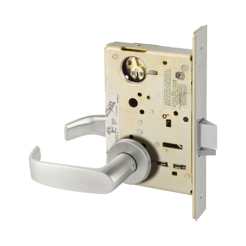 Sargent LC-8225-LNL Dormitory or Exit Mortise Lock, L - Lever, LN - Ro