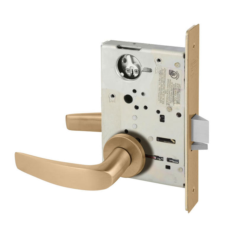 Sargent LC-8257-LNB Institutional Privacy Mortise Lock, B - Lever, LN