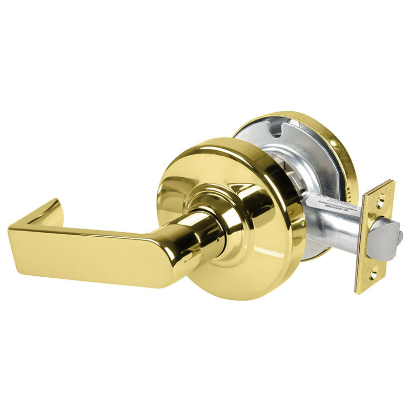 Schlage ND25D-RHO Cylindrical Exit Lockset, Rhodes Lever, Non-Keyed, G