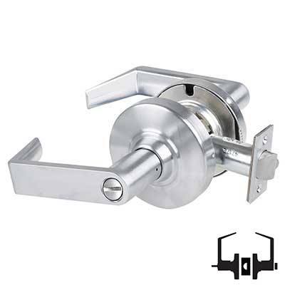 Schlage ALX44-RHO-626 Hospital Privacy Cylindrical Lock