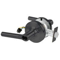 Schlage ND80BD-BRW-RX 622 storeroom cylindrical lock, black Broadway lever with request-to-exit wiring