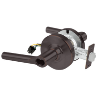 Schlage ND80BD-BRW-RX storeroom cylindrical lock, Broadway lever, dark bronze 643E finish, RX wiring