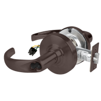 Schlage ND80BD-EU-SPA-613 electrified storeroom lock, Sparta lever, dark bronze finish with latch