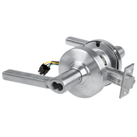 Schlage ND80BD-LAT-626 RX storeroom cylindrical lock with Latitude lever, satin chrome, SFIC less core prep