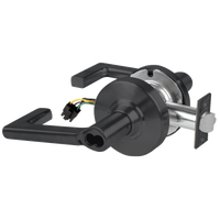 Schlage ND80JD-EL-LON-622 electrified storeroom lock, black 622 finish, Longitude lever, less core