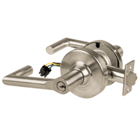 Schlage ND80PD-BRK-RX 619 storeroom cylindrical lock, satin nickel Boardwalk lever with key cylinder