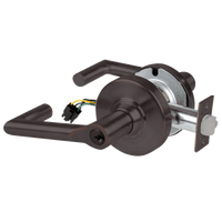 Schlage ND80PD-BRK-RX storeroom lockset, 643E dark bronze, Boardwalk lever with keyed cylinder and latch
