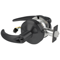 Schlage ND80PD OME RX storeroom lock, 622 matte black, Omega lever with keyed cylinder and latch