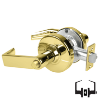 Schlage ALX40-RHO Privacy Cylindrical Lock, Rhodes Lever, Non-Keyed