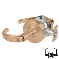 Schlage ALX40-SPA Privacy Cylindrical Lock, Sparta Lever, Non-Keyed