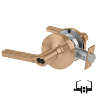 Schlage ALX70J-LAT Classroom Cylindrical Lock, Latitude Lever, FSIC Less Core