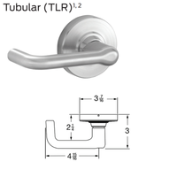 Schlage ND80PD-EL-TLR cylindrical electrified storeroom lock