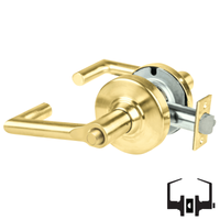 Schlage ND40S-BRK Cylindrical Privacy Lockset, Boardwalk Lever, Non-Keyed, Grade 1