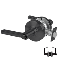 Schlage ND40S-LAT Cylindrical Privacy Lockset, Latitude Lever, Non-Keyed, Grade 1