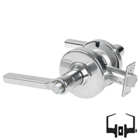 Schlage ND40S-LAT Cylindrical Privacy Lockset, Latitude Lever, Non-Keyed, Grade 1
