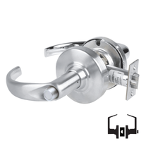 Schlage ND40S-SPA Cylindrical Privacy Lockset, Sparta Lever, Non-Keyed, Grade 1