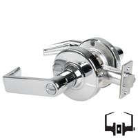 Schlage ALX40-RHO Privacy Cylindrical Lock, Rhodes Lever, Non-Keyed