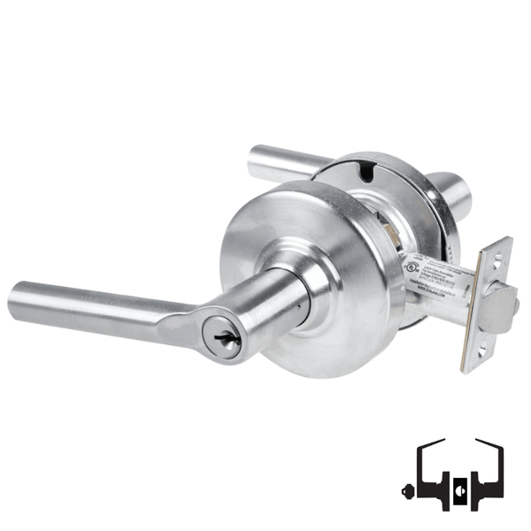 Schlage ALX70P6-BRW-626