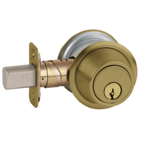 Schlage B562P Double Cylinder Deadbolt, Keyed Outside/Keyed Inside, Keyed Random [2] keys