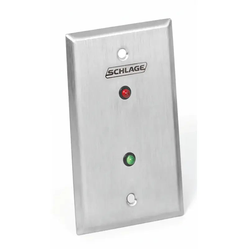 Schlage Electronics 800L2 2 LEDs on Single Gang Plate