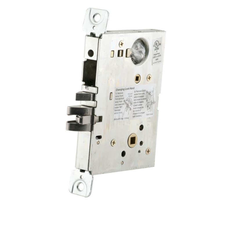 Schlage L9040B-RH-134 Grade 1 Bed/Bathroom Privacy Mortise Lock, Lock body Only, 1-3/4" Door Thickness, Grade 1, Right-Handed, Field Reversible