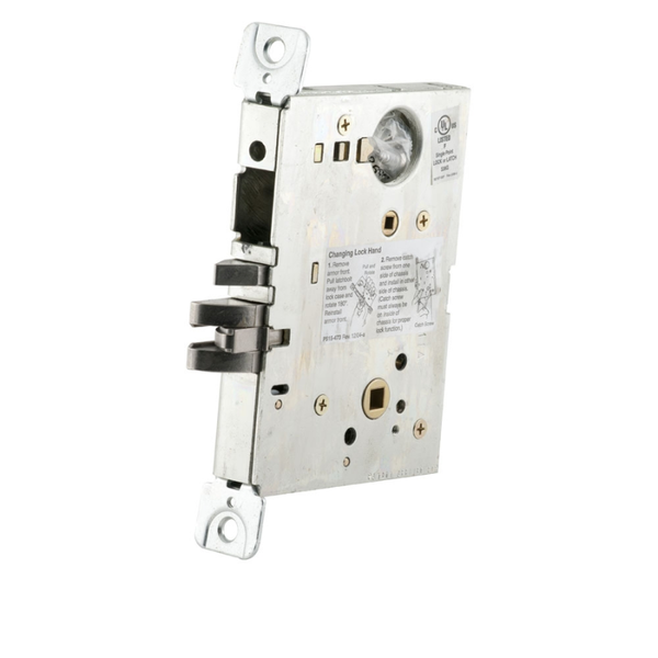 Schlage LV9480/85/86 Mortise Lock Body, with Deadbolt, Storeroom /, Faculty Restroom, Vandlgard, Distributor Pack L283-607, Grade 1, Right Hand, Field Reversible