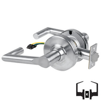 Schlage ND10S-BRK-RX Cylindrical Passage Set, Boardwalk Lever, Non-Keyed, Request To Exit Switch, US26D-626 Satin Chrome