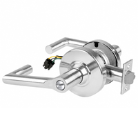 Schlage ND44S-BRK Cylindrical Hospital Privacy Lock, Boardwalk Lever, Non-Keyed, US26-625 Bright Chrome